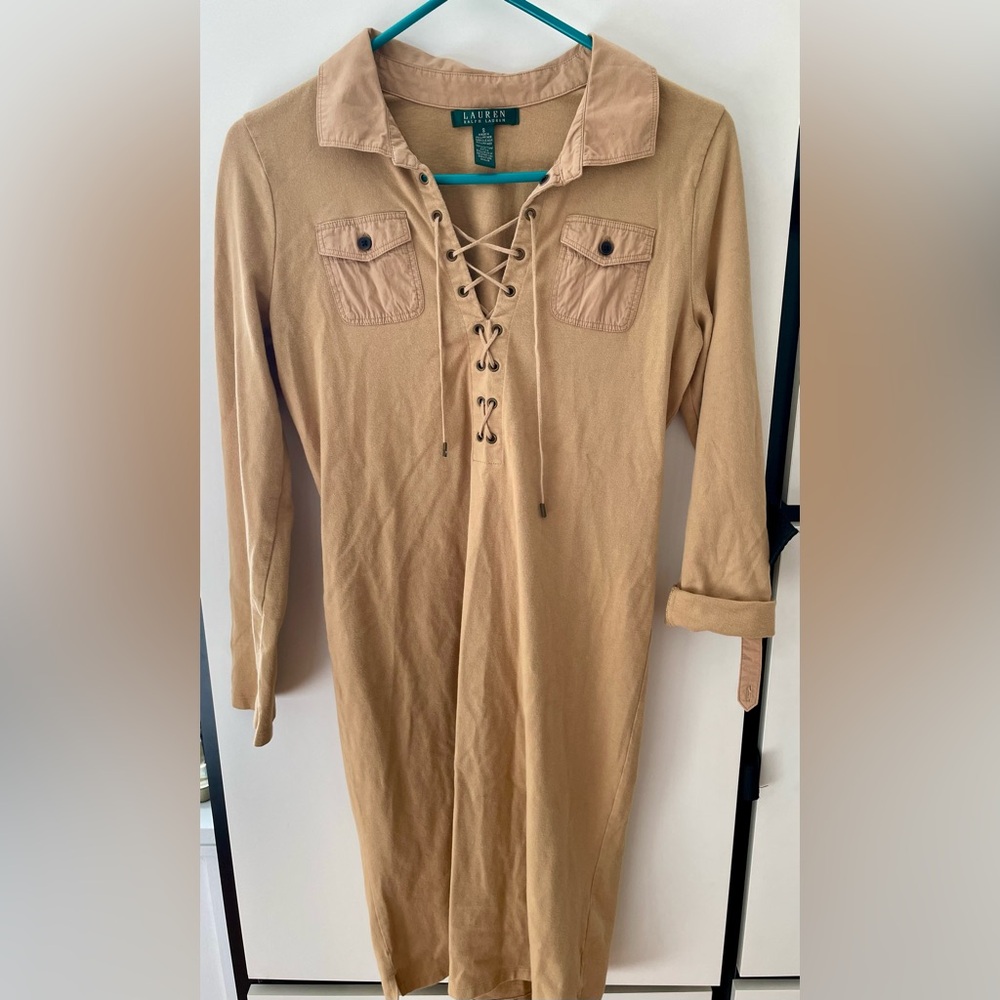Lauren Tan Cotton Dress—Size S